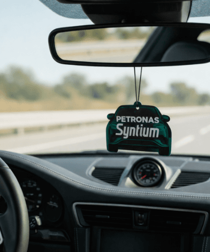 Aromatizante personalizado no retrovisor do carro